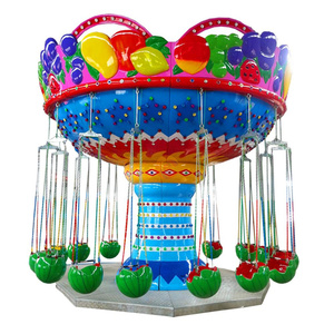 Vente d'usine Fairground enfants pastèque chaise volante kiddie manèges fruits chaise volante tour - Product Image 4