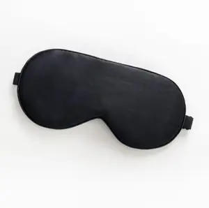Commercio All'ingrosso di Viaggio personalizzato Sleepmask Velluto di Seta Eyemask Maschera per Gli Occhi Per Dormire