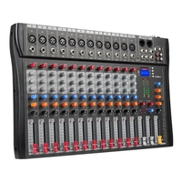 Console de mixage audio numérique Hot CT12 12 canaux avec alimentation fantôme USB 48V pour DJ