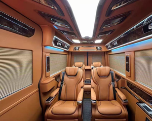 Kit Interior Trasero de Cuero de Lujo Personalizado para <span class=keywords><strong>Mercedes</strong></span> <span class=keywords><strong>Benz</strong></span> Sprinter/<span class=keywords><strong>Vito</strong></span>/V-Class Metris W447 V300 V250d V300d Hiace Completo - Product Image 1