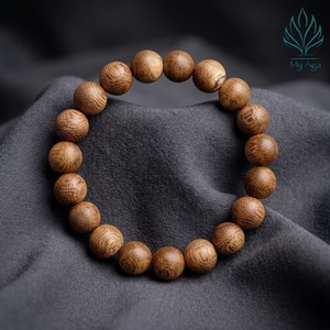 Nouveauté Bracelets en bois d'agar ODM, forme ronde, design minimaliste, AL-T10-0003, unisexe, de la marque My Aga Vietnam - Product Image 3