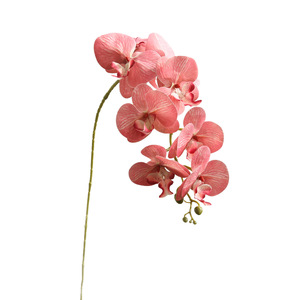 ดอกกล้วยไม้ฟาแลนนอปซิสประดิษฐ์ ยี่ห้อ Yihua Floral Art ช่อดอกไม้ผ้าไหม 9 หัว สำหรับตกแต่งบ้านและงานแต่งงาน - Product Image 5