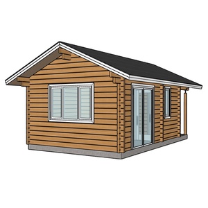 Sturdy Solid Wood Cabin, With Floor and Roof - Product Image 1
