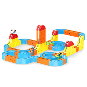 Set di <span class=keywords><strong>Pista</strong></span> Flessibile per Trenini ad Alta Velocità, Cubo Magico con Binari, Kit di Montaggio Fai-<span class=keywords><strong>da</strong></span>-Te per Bambini - Product Image 3