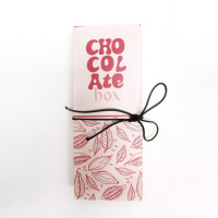 Boîte cadeau alimentaire en papier kraft écologique personnalisée avec logo en relief, emballage de truffes au chocolat en matériau recyclé, vente en gros