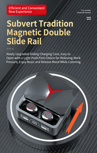 หูฟังไร้สาย M90 Pro แบบใส่ในหู รองรับบลูทูธ 5.3 พร้อมหน้าจอแสดงผลดิจิตอล ชิปเซ็ต JL เสียงคุณภาพสูง และฟังก์ชันพาวเวอร์แบงค์ - Product Image 2