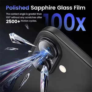 Protection d'objectif intégrale en verre trempé mat monobloc pour iPhone 17 Pro Max 17 Air/Pro – Vente Flash - Product Image 4