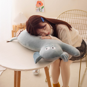Oreiller long original pour chat Maillard mignon peluche coussin tête de lit canapé <span class=keywords><strong>Anime</strong></span> corps égal oreiller long jet - Product Image 6