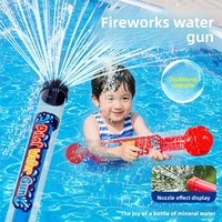 Canon à eau de grande capacité pour l'été en plein air Matériau de sécurité Pistolet à eau pour enfants Jouet pour plage Pulvérisation Bataille d'eau Feux d'artifice