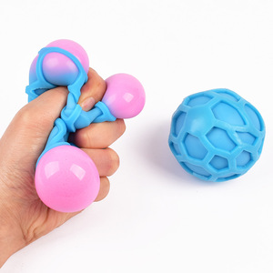 Jincan Mesh Color Paste <b>Ball</b> Decompression Kneadle Detachable Color Changing Flour Daily Office Stress Relief <b>Ball</b> <b>Squeeze</b> <b>Ball</b> - Product Image 4