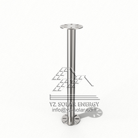 Vis de fondation sur mesure CE 2,75 mm, 3 mm, 3,5 mm, galvanisées, pour système de montage solaire