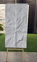 Les murs artificiels sont esthétiquement plaisants, peu coûteux et conçus avec des panneaux de briques. Mur en pierre de polyuréthane