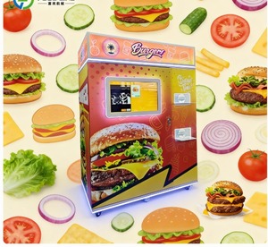 Distributeur automatique de hamburgers <span class=keywords><strong>pour</strong></span> l'extérieur, entièrement automatique, avec système de chauffage <span class=keywords><strong>pour</strong></span> aliments chauds - Product Image 1