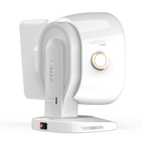 Analyseur cutané fermé prêt à être expédié avec capot escamotable pour consultation cutanée du visage – Analyseur cutané fermé à imagerie