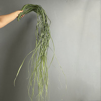 Plantes suspendues artificielles en rotin et saule, écologiques, pour décoration de mariage et arrangements floraux extérieurs