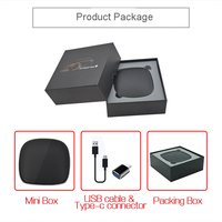 Mini boîte Android 13 Qualcomm 8 cœurs Carplay Ai Box Apple Car Play Android Auto pour Volvo Ford Benz VW Netflix Multimédia automobile