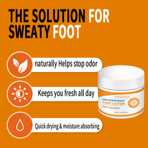 कस्टम लोगो प्राकृतिक जैविक फीट एंटीपर्सपिरेंट क्रीम पुरुषों और महिलाओं के लिए हाथ पैर लोशन - Product Image 4