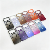 Coques de téléphone portable antichoc IMD dégradées mates magnétiques robustes en TPU PC TPE pour iPhone 16 17 18 Pro Max