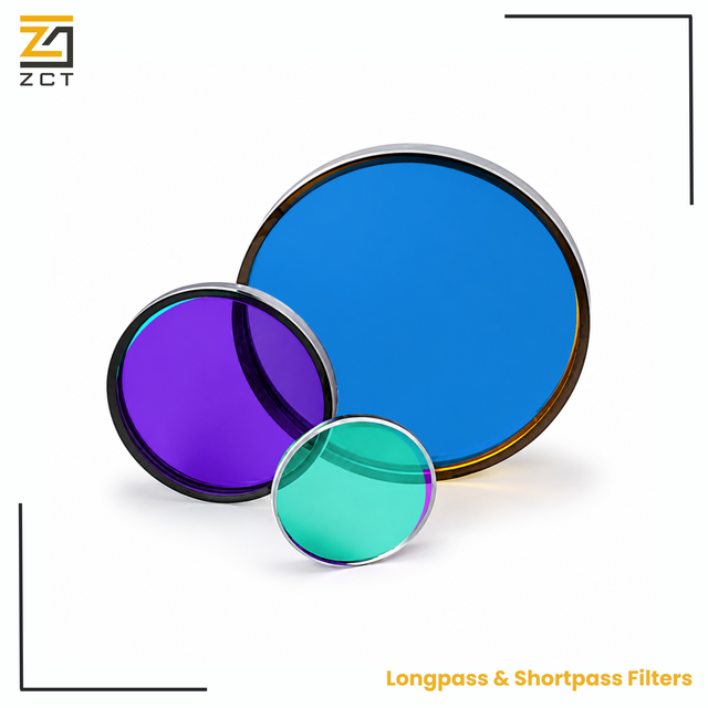 Custom IR Cut Shortpass Optical Filter High Transmission Visible Pass Filter for Camera Sensors and Display Systems