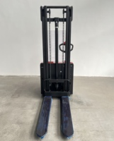 Apilador Eléctrico de Palets HELI CE de 1.2 Toneladas, Tipo Walkie, con Mástil Ajustable de 3500mm y Patas Anchas