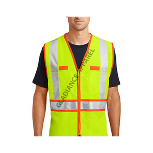 Combinaison de travail de chantier, sécurité, haute visibilité, imperméable, respirante, tissu polyester, vente en gros - Product Image 1