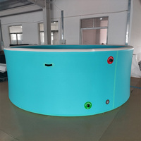 Piscine gonflable rectangulaire personnalisée commerciale taille familiale 6m 7m grandes pataugeoires énorme piscine de bronzage