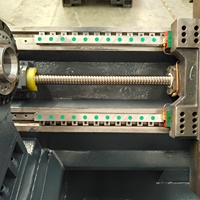 Torno CNC de Metal con Guía Lineal Hidráulica Horizontal Automática y Servomotor
