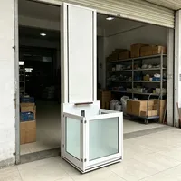 Plateforme élévatrice hydraulique robuste et silencieuse pour villa, anti-chute, plateforme de levage électrique domestique pour marchandises, élévateur de fret pour résidence privée