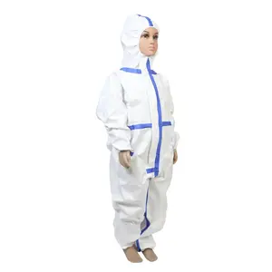 3Q brand Type 4/5/6 sms ce en14126 protective wholesale kid non woven safe work disposable coverall
