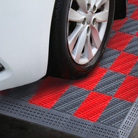 Tapis d'assemblage antidérapants 3-en-1 en PVC, absorption d'eau et élimination de la poussière pour usage extérieur et domestique