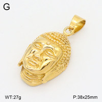 Pendentifs plaqués or en gros, designs de bijoux fantaisie avec croix religieuse, ailes d'ange, portrait d'animal et nœud