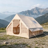 Tente de camping gonflable résistante au vent, imperméable, protection UV, tissu résistant aux intempéries, pour plusieurs personnes, pique-nique en plein air, vacances, voyage