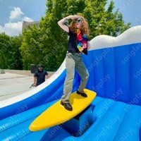 Simulateur de surf gonflable portable d'extérieur pour enfants, entraîneur d'équilibre pour le surf, couleur personnalisée, marque Songfa, matériau PVC