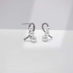 custom plata 925 silver unique design luxury <b>earring</b> party holiday vintage women's everyday wear hypoallergenic pearl <b>earrings</b> - Product Image 4