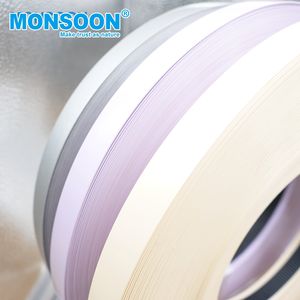 <b>Furniture</b> Self Adhesive Decoration Woodworking Edge Banding <b>High</b> <b>Gloss</b> Eco-friendly MONSOON Brand Cabinet PVC U Shaped Tape - Product Image 3