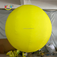 Boules gonflables colorées de polyester de ballon avec la suspension d'éclairage menée par RVB