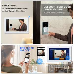 4,3 pollici videocitofonia một 2 fili citofono video con pulsante một sfioramento mỗi rilevamento DEL chỉ trong nhà màn hình Giá - Product Image 4