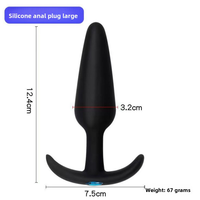Ensemble de 3 plugs anaux AOLAN en ABS+silicone, étanches IPX7, sensation réaliste, pour débutants et utilisateurs avancés, certifiés CE, ROHS, FCC, jouets sexuels
