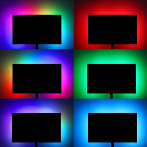 Luci di gioco ambientali striscia <span class=keywords><strong>RGB</strong></span> Monitor luce PC USB 5V Smart sala giochi decorazione decorazione schermo schermo schermo sincronizzazione retroilluminazione a <span class=keywords><strong>LED</strong></span> - Product Image 6