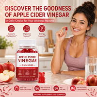 Gomitas Keto para Pérdida de Peso de Marca Privada, Multivitamínicas, Orgánicas, con Vitamina B12, Probióticos, Vinagre de Sidra de Manzana, Altas en Proteínas, para Recién Nacidos