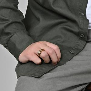 Snake <b>Ring</b> Titanium Steel 18K Gold Plated Unisex Fashion Jewelry Gift Index Finger <b>Ring</b> - Product Image 2