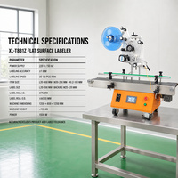 Machine d'étiquetage automatique de surface plane en acier inoxydable haute efficacité pour imprimeries et lignes de production de papier