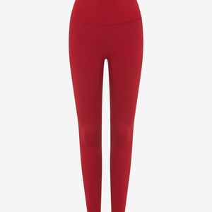 ชุดกีฬาสีแดงแขนยาวไร้รอยต่อสำหรับคนไซส์ใหญ่ ชุดออกกำลังกายเซ็กซี่รัดรูป ระบายอากาศได้ดี เหมาะสำหรับใส่เล่นโยคะและกิจกรรมกลางแจ้ง - Product Image 6