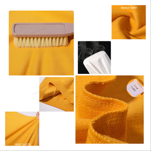 Sweat-shirt à <span class=keywords><strong>capuche</strong></span> <span class=keywords><strong>blanc</strong></span> en molleton bouclette de coton et polyester, col rond, personnalisé, pour hommes, vente en gros - Product Image 4
