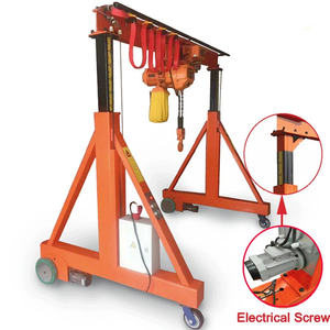 Petite grue à <span class=keywords><strong>portique</strong></span> portable personnalisée de 5 tonnes 10 tonnes poutre <span class=keywords><strong>en</strong></span> I à commande électrique réglable pour entrepôt et extérieur - Product Image 5