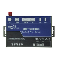 Serveur d'impression sans fil durable ZLWL avec 1/2 ports USB pour le partage d'imprimantes de bureau et domestiques pour HP Canon Epson