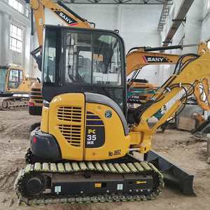 Miniexcavadora de cadenas KOMATSU PC 35MR-3 Komatsu 35 35-3 Komatsu35 Maquinaria Pesada Usada Excavadoras de Minerales Eficiencia de Combustible Retroexcavadora - Product Image 4