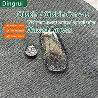 Bâche en toile de coton cirée épaisse, sur mesure, avec double couture robuste, imperméable et cirée à l'huile