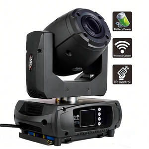 Luz Móvil LED de 50W con Batería, Control DMX Inalámbrico Blanco, Clasificación IP33, 14/16 Canales, para Iluminación de Escenarios de DJ/Discotecas/Bares/Clubes - Product Image 1