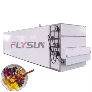 Machine de séchage de thé parfumée de type ceinture de convoyeur continu Machine de séchage de thé parfumée de déshydratation de thé parfumée - Product Image 1